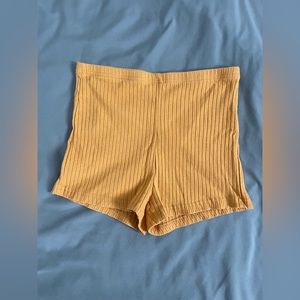 Ribbed shorts (SHEIN)